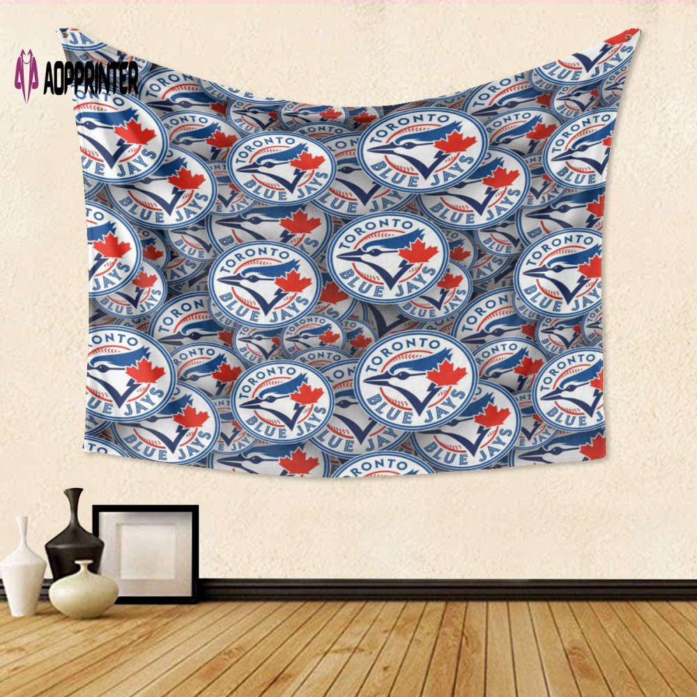 Toronto Blue Jays 3D Full Printing Tapestry: Ultimate Gift for Fans Toronto Blue Jays 3D Full Printing Tapestry: Ultimate Gift for Fans