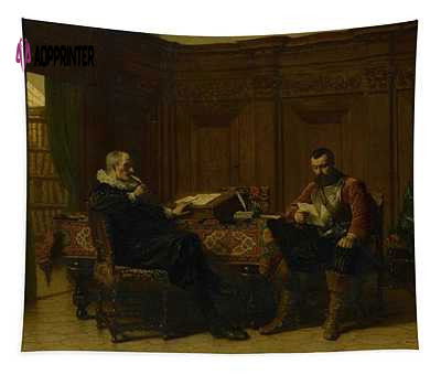 Two Men In A Seventeenthcentury Interior Called A Conference Art Lambertus Lingeman Dutch Tapestry Two Men In A Seventeenthcentury Interior Called A Conference Art Lambertus Lingeman Dutch Tapestry
