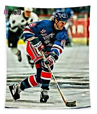 Wayne Gretzky Skating Florian Rodarte Tapestry Wayne Gretzky Skating Florian Rodarte Tapestry