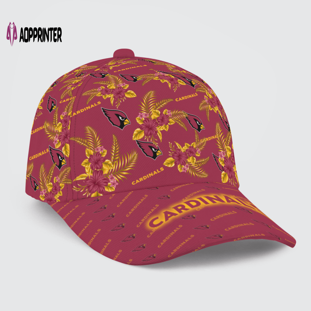 Arizona Cardinals Floral Hawaiian Adjustable Baseball Classic Baseball Classic Cap Men Hat Men Hat Arizona Cardinals Floral Hawaiian Adjustable Baseball Classic Baseball Classic Cap Men Hat Men Hat