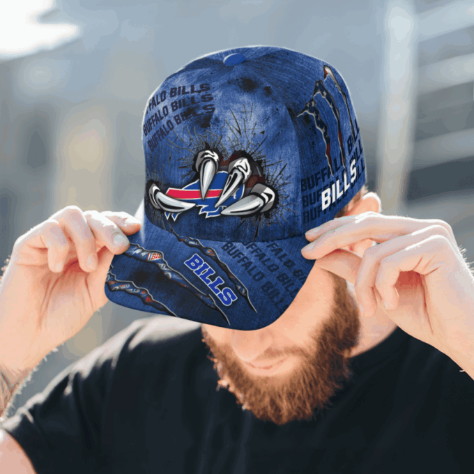 Buffalo Bills Flag 3D Dragon Classic Baseball Classic Cap Men Hat