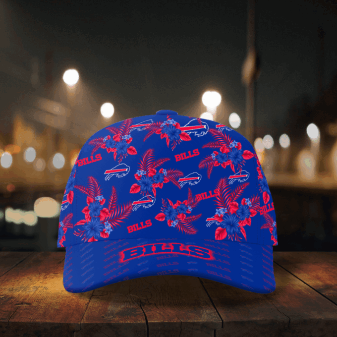 Buffalo Bills Floral Hawaiian Adjustable Baseball Classic Baseball Classic Cap Men Hat Men Hat