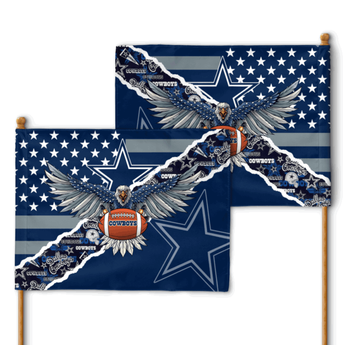 Dallas Cowboys American Landscape House Flag