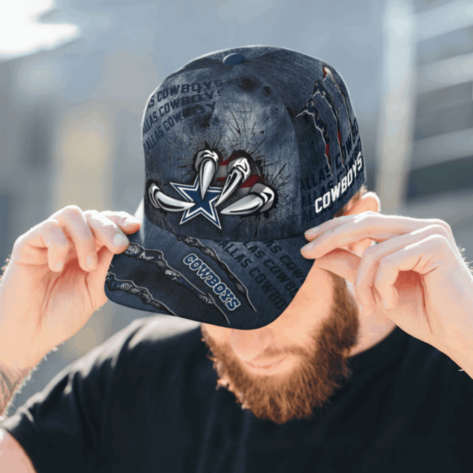 Dallas Cowboys Flag 3D Dragon Classic Baseball Classic Cap Men Hat