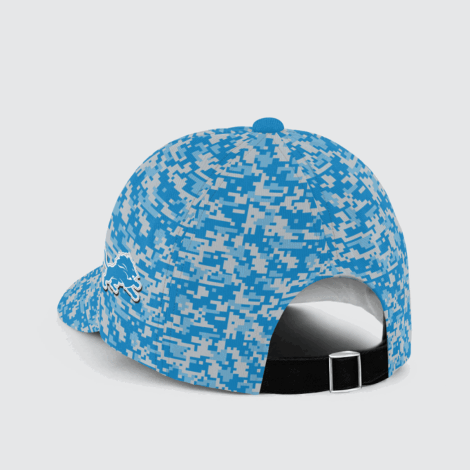 Detroit Lions Digital Camo AOP Classic Baseball Classic Cap Men Hat