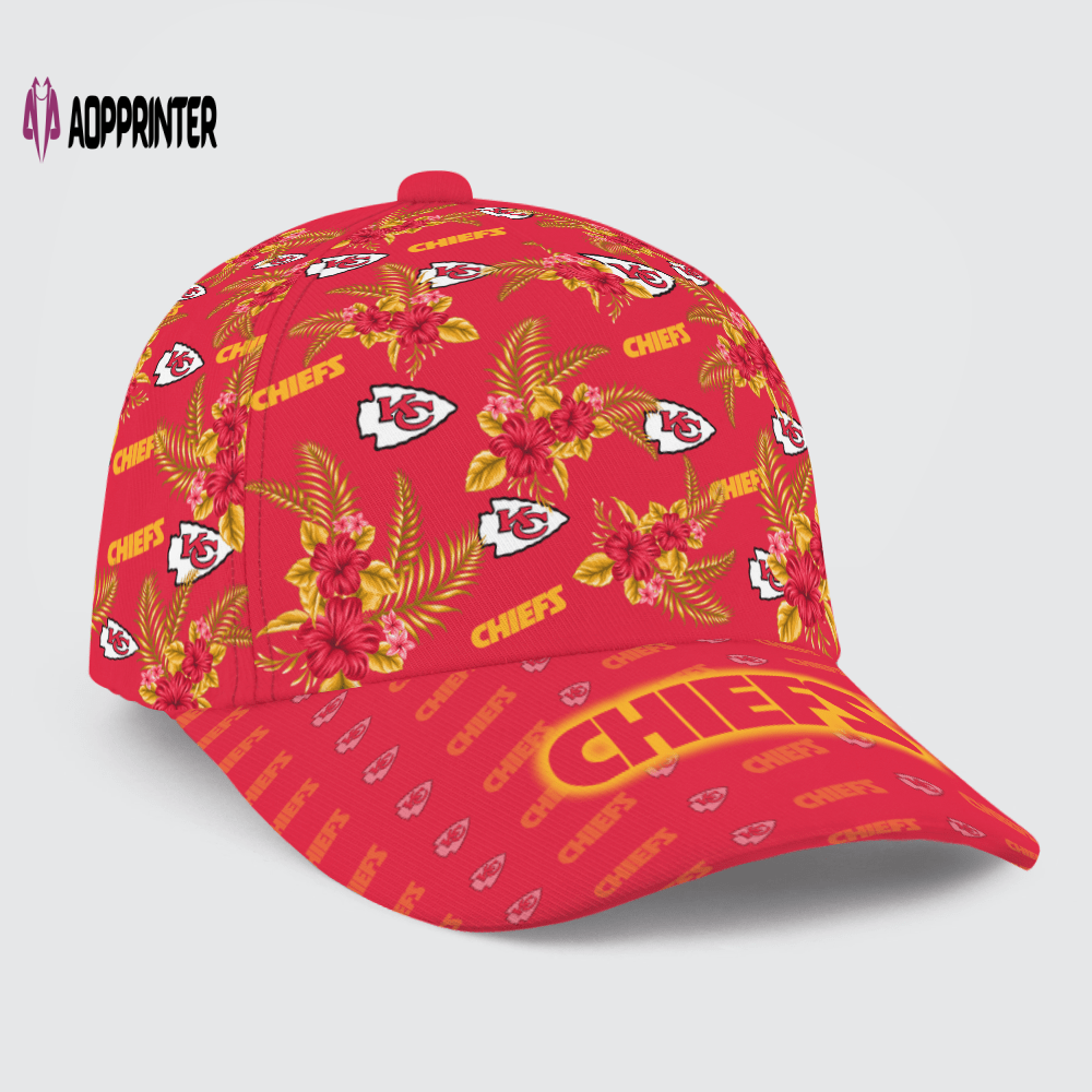Kansas City Chiefs Floral Hawaiian Adjustable Baseball Classic Cap Men Hat Kansas City Chiefs Floral Hawaiian Adjustable Baseball Classic Cap Men Hat