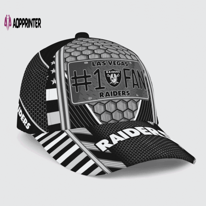 Las Vegas Raiders #1 Fan All Over Print Baseball Classic Baseball Classic Cap Men Hat Men Hat