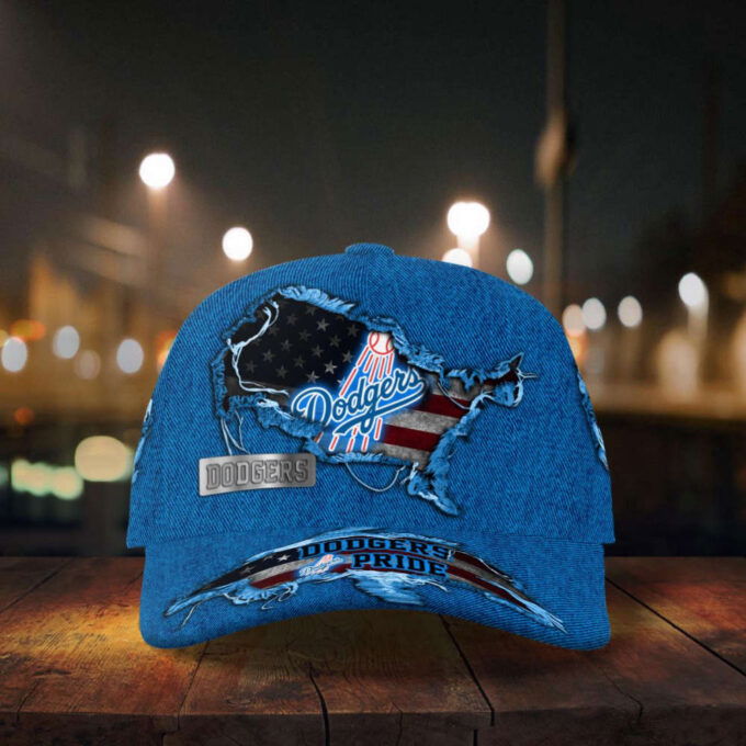 Los Angeles Dodgers American Flag Classic Baseball Classic Cap Men Hat