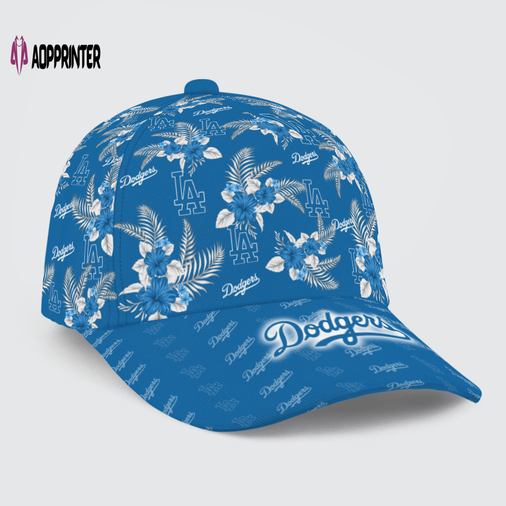 Los Angeles Dodgers Floral Hawaiian Adjustable Baseball Classic Cap Men Hat Los Angeles Dodgers Floral Hawaiian Adjustable Baseball Classic Cap Men Hat