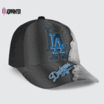 Los Angeles Dodgers Specialized Metal Texture Baseball Baseball Classic Baseball Classic Cap Men Hat Men Hat
