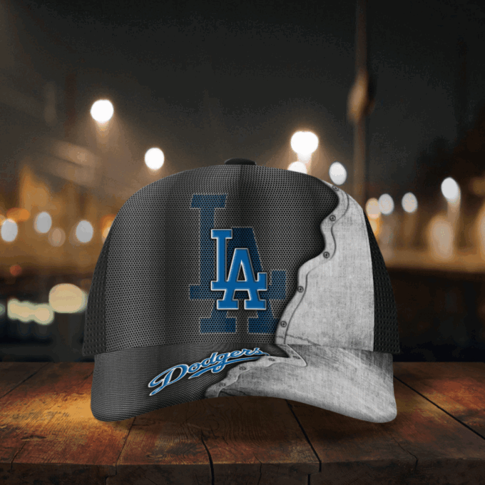 Los Angeles Dodgers Specialized Metal Texture Baseball Baseball Classic Baseball Classic Cap Men Hat Men Hat