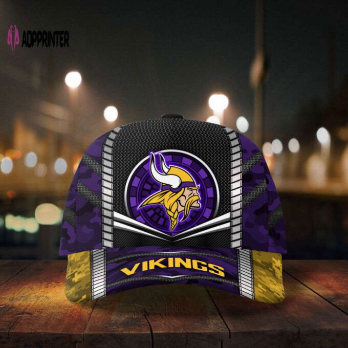 Minnesota Vikings Digital Camo Print Baseball Classic Baseball Classic Cap Men Hat Men Hat