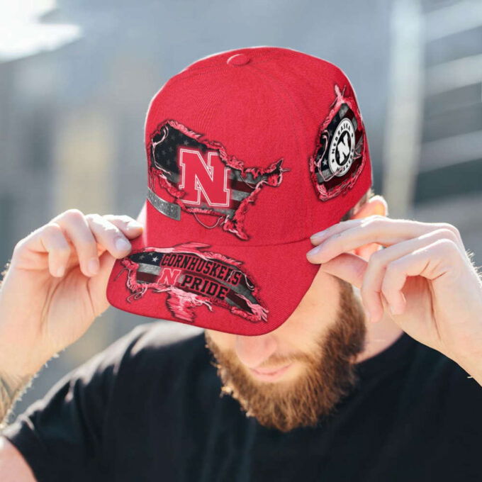 Nebraska Cornhuskers American Flag Classic Baseball Classic Cap Men Hat