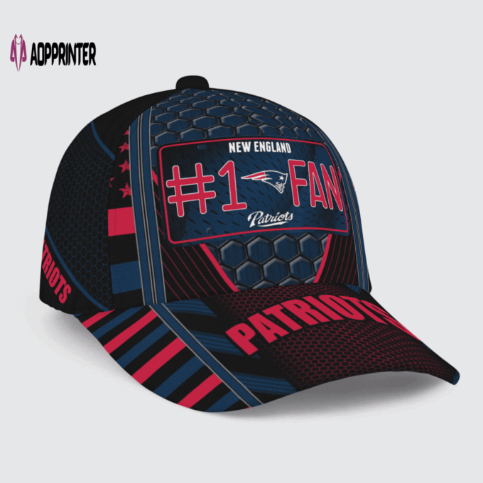 New England Patriots #1 Fan All Over Print Baseball Classic Baseball Classic Cap Men Hat Men Hat
