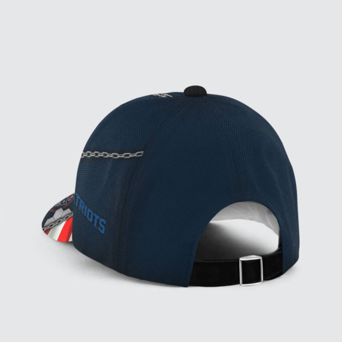 New England Patriots Stars & Stripes Chain Printed Baseball Classic Cap Men Hat