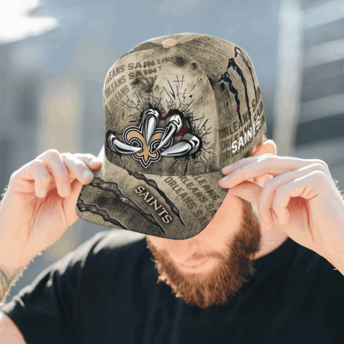 New Orleans Saints Flag 3D Dragon Classic Baseball Classic Baseball Classic Cap Men Hat Men Hat