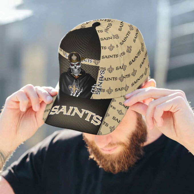 New Orleans Saints Skull Team Logo Baseball Classic Baseball Classic Cap Men Hat Men Hat
