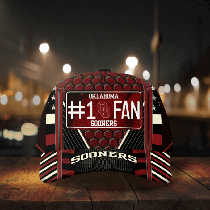 Oklahoma Sooners #1 Fan All Over Print Baseball Classic Baseball Classic Cap Men Hat Men Hat