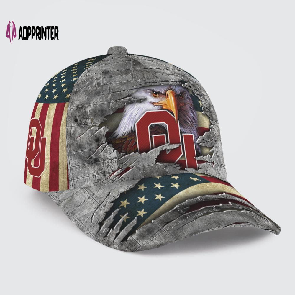 Oklahoma Sooners Vintage American Flag Royalty Baseball Classic Baseball Classic Cap Men Hat Men Hat Oklahoma Sooners Vintage American Flag Royalty Baseball Classic Baseball Classic Cap Men Hat Men Hat
