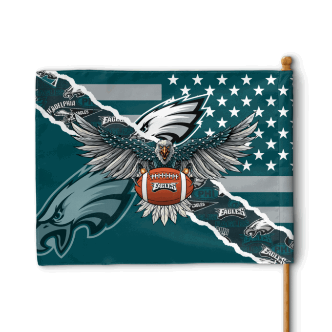 Philadelphia Eagles American Landscape House Flag