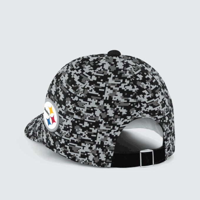 Pittsburgh Steelers Digital Camo AOP Classic Baseball Classic Baseball Classic Cap Men Hat Men Hat
