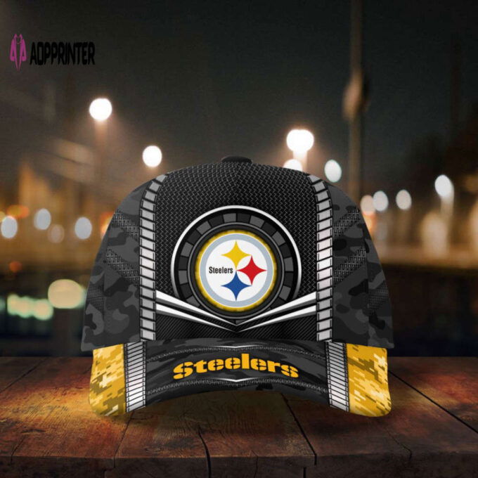 Pittsburgh Steelers Digital Camo Print Baseball Classic Cap Men Hat