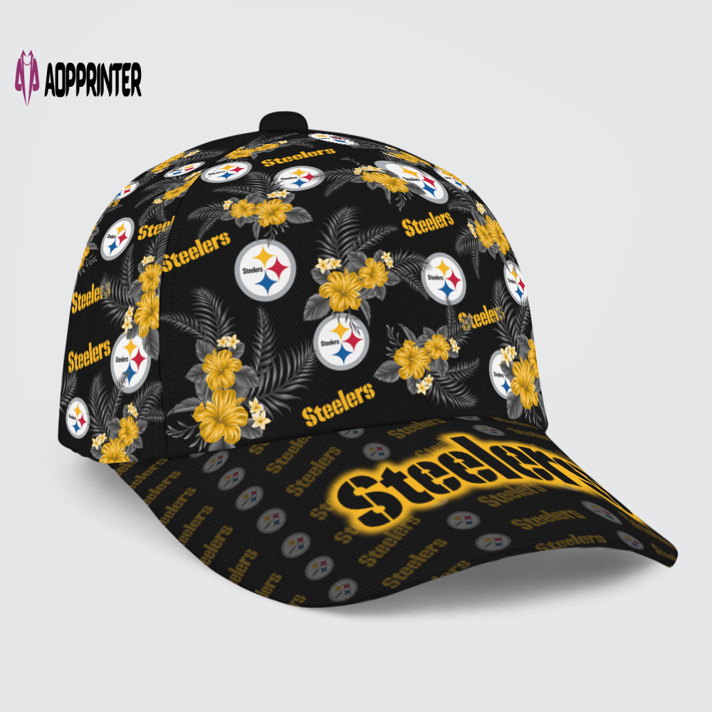 Pittsburgh Steelers Floral Hawaiian Adjustable Baseball Classic Baseball Classic Cap Men Hat Men Hat Pittsburgh Steelers Floral Hawaiian Adjustable Baseball Classic Baseball Classic Cap Men Hat Men Hat