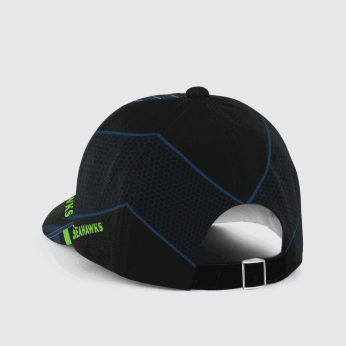 Seattle Seahawks #1 Fan All Over Print Baseball Classic Baseball Classic Cap Men Hat Men Hat