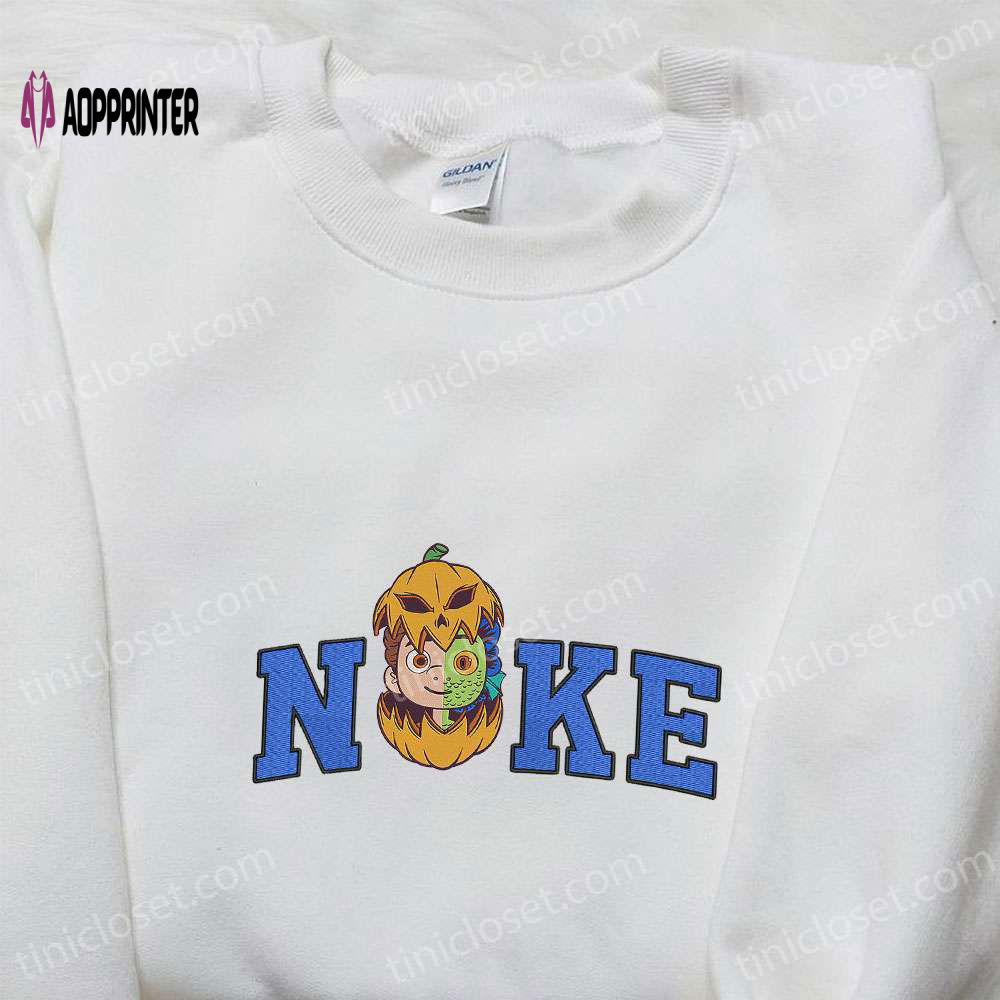 Nike x Halloween Embroidered Shirt – Luca Paguro Cartoon Inspired Design Nike x Halloween Embroidered Shirt – Luca Paguro Cartoon Inspired Design