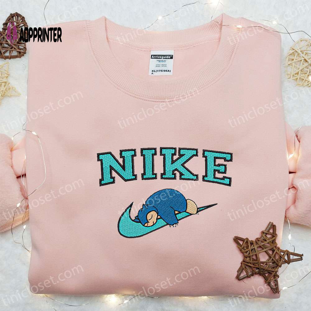 Nike x Snorlax Anime Sweatshirt & Pokemon Embroidered Shirt: Best Family Gift Ideas Nike x Snorlax Anime Sweatshirt & Pokemon Embroidered Shirt: Best Family Gift Ideas