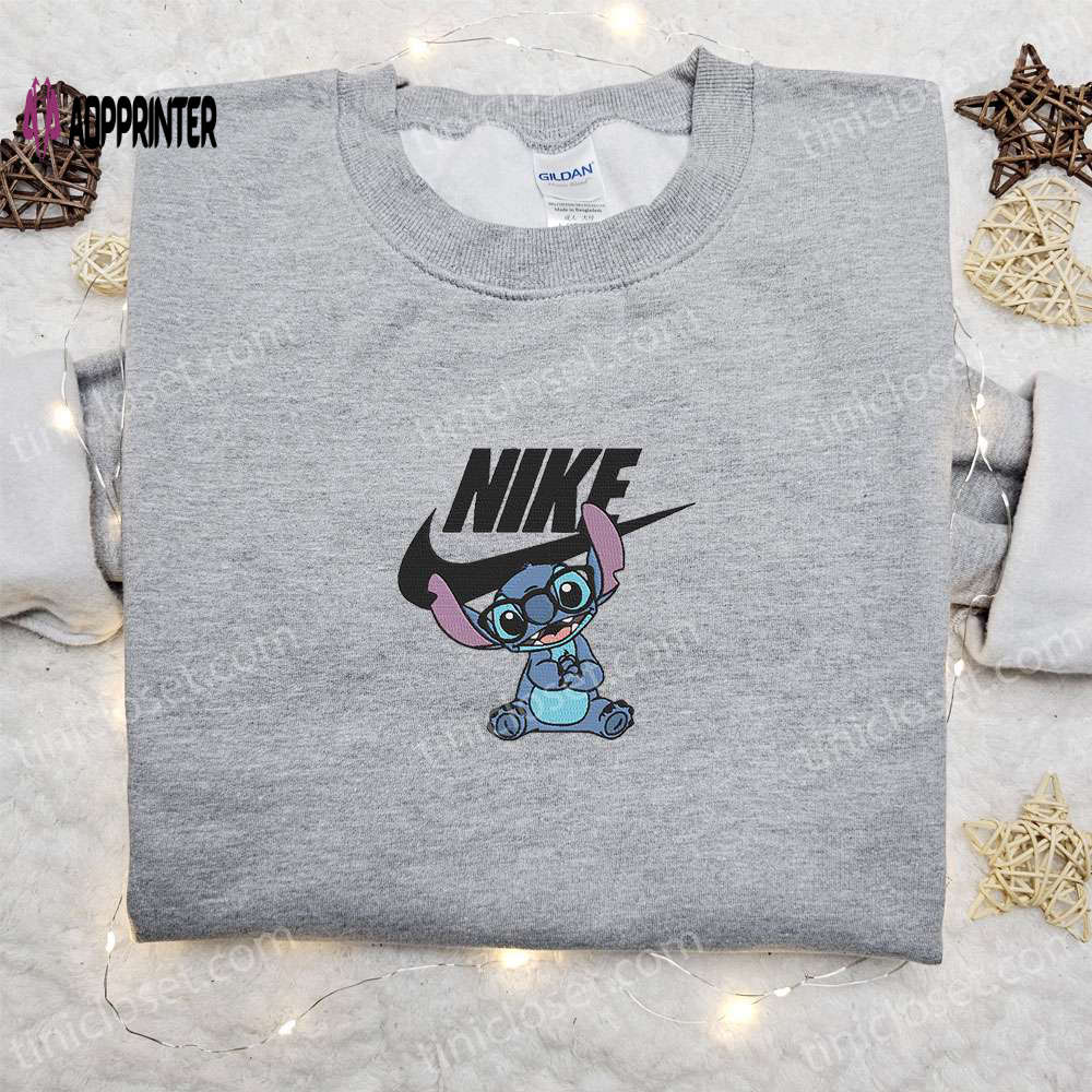 Stitch Disney x Nike Cartoon Embroidered Hoodie & Characters Shirt – Best Family Gift Ideas Stitch Disney x Nike Cartoon Embroidered Hoodie & Characters Shirt – Best Family Gift Ideas