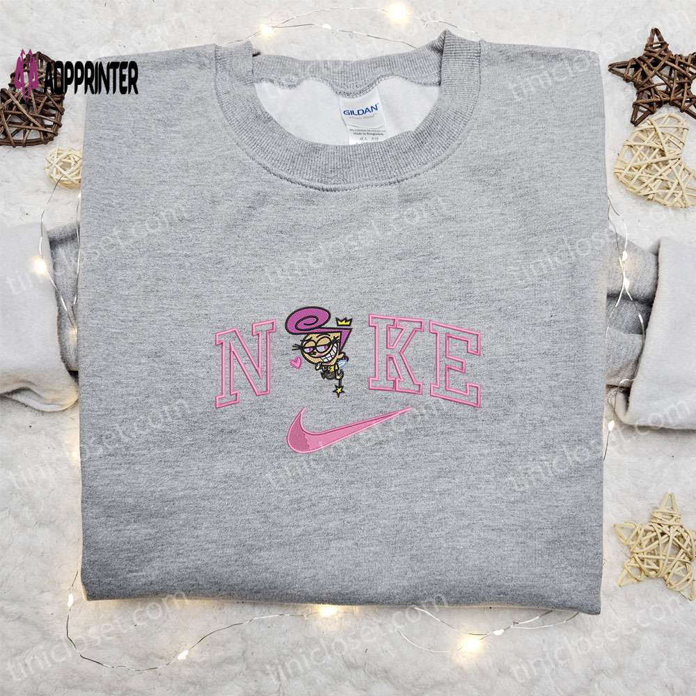 Wanda x Nike Cartoon Hoodie & Cosmo Shirt: Best Family Gift Ideas with Embroidery Wanda x Nike Cartoon Hoodie & Cosmo Shirt: Best Family Gift Ideas with Embroidery