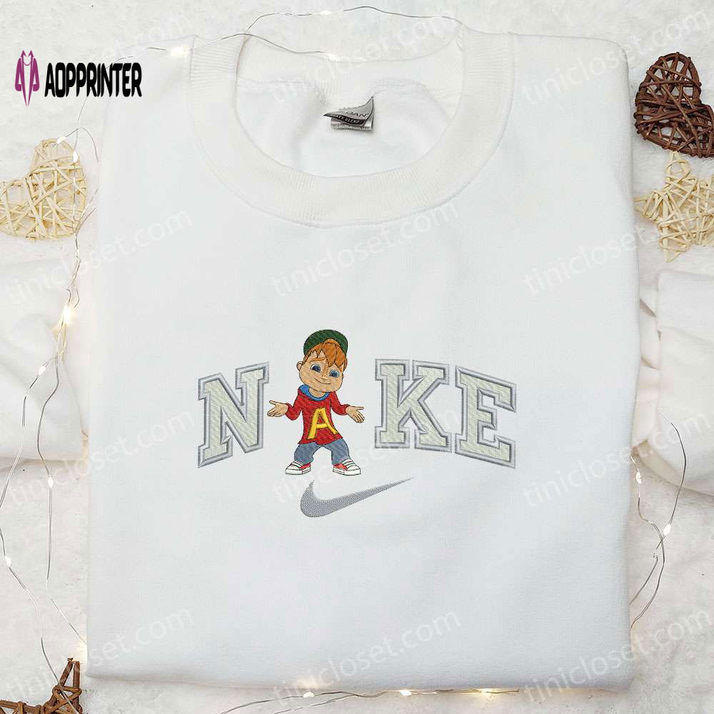 Alvin Chipmunk Movie Embroidered Shirt: Fun and Stylish Garment for Chipmunk Fans! Alvin Chipmunk Movie Embroidered Shirt: Fun and Stylish Garment for Chipmunk Fans!