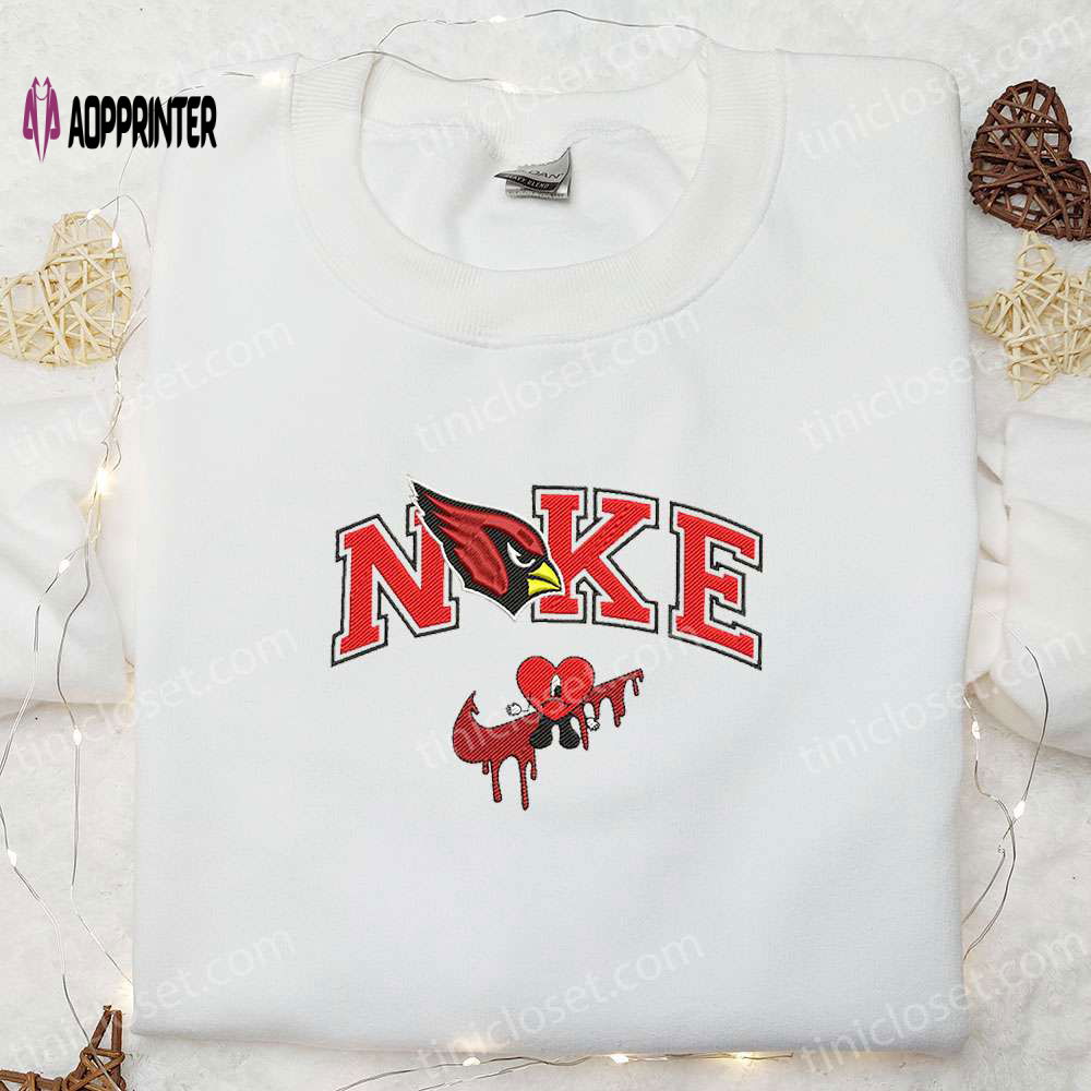Arizona Cardinals Bad Bunny x Nike Embroidered Shirt & NFL Sports Hoodie – Perfect Gift Idea Arizona Cardinals Bad Bunny x Nike Embroidered Shirt & NFL Sports Hoodie – Perfect Gift Idea