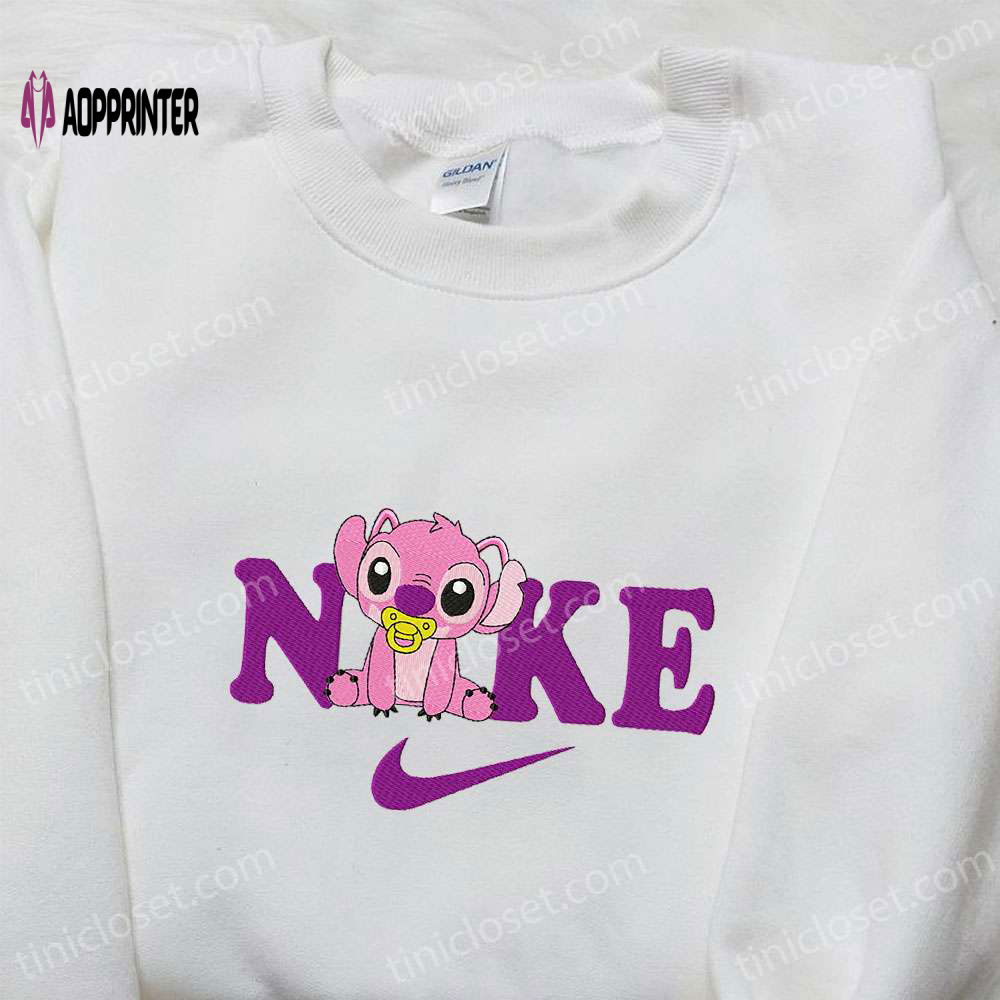 Baby Angel x Nike Cartoon Embroidered Sweatshirt – Nike Inspired Shirt Best Birthday Gift Ideas Baby Angel x Nike Cartoon Embroidered Sweatshirt – Nike Inspired Shirt Best Birthday Gift Ideas