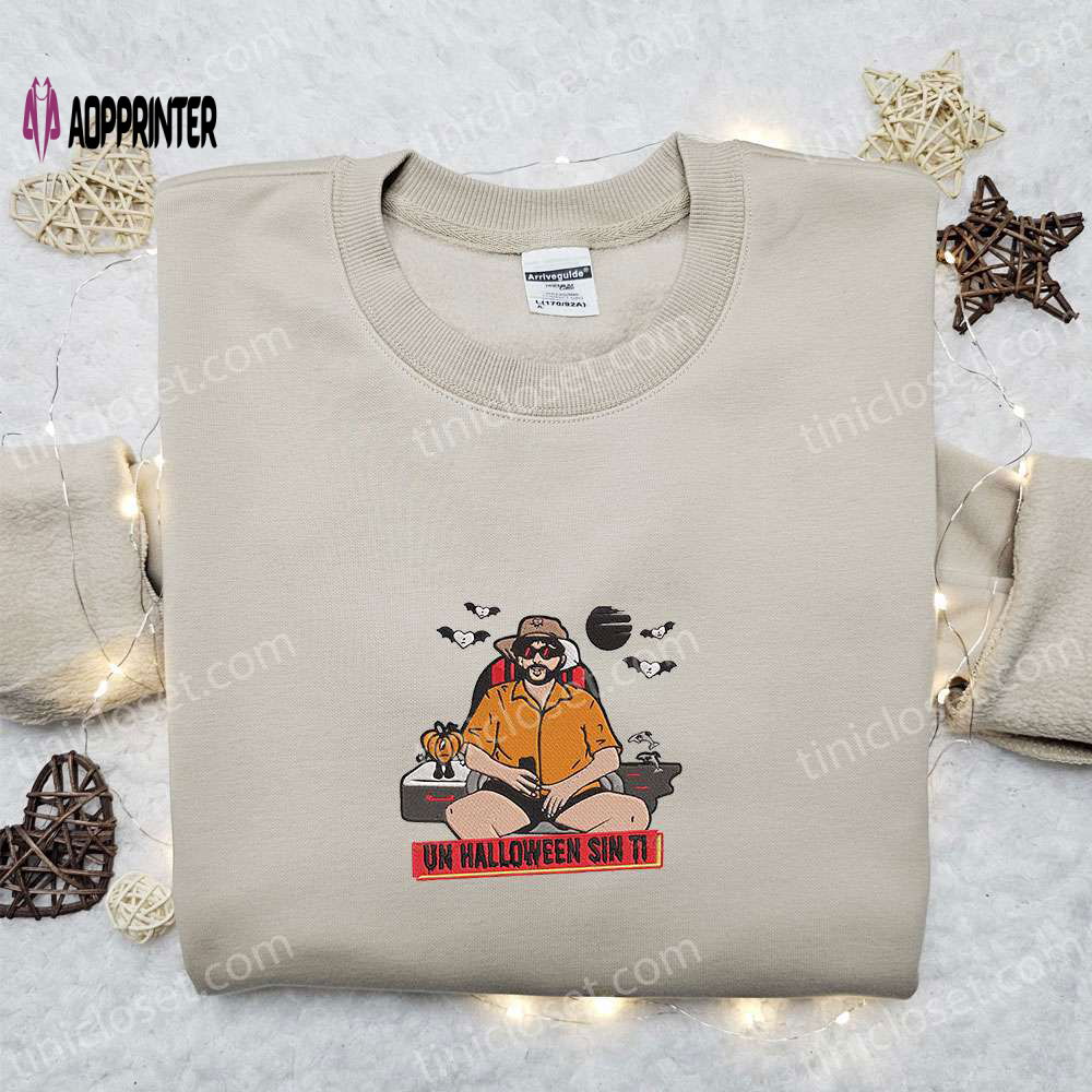 Bad Bunny Beach Un Halloween Sin Ti Sweatshirt – Celebrity Hoodie & Shirt Bad Bunny Beach Un Halloween Sin Ti Sweatshirt – Celebrity Hoodie & Shirt
