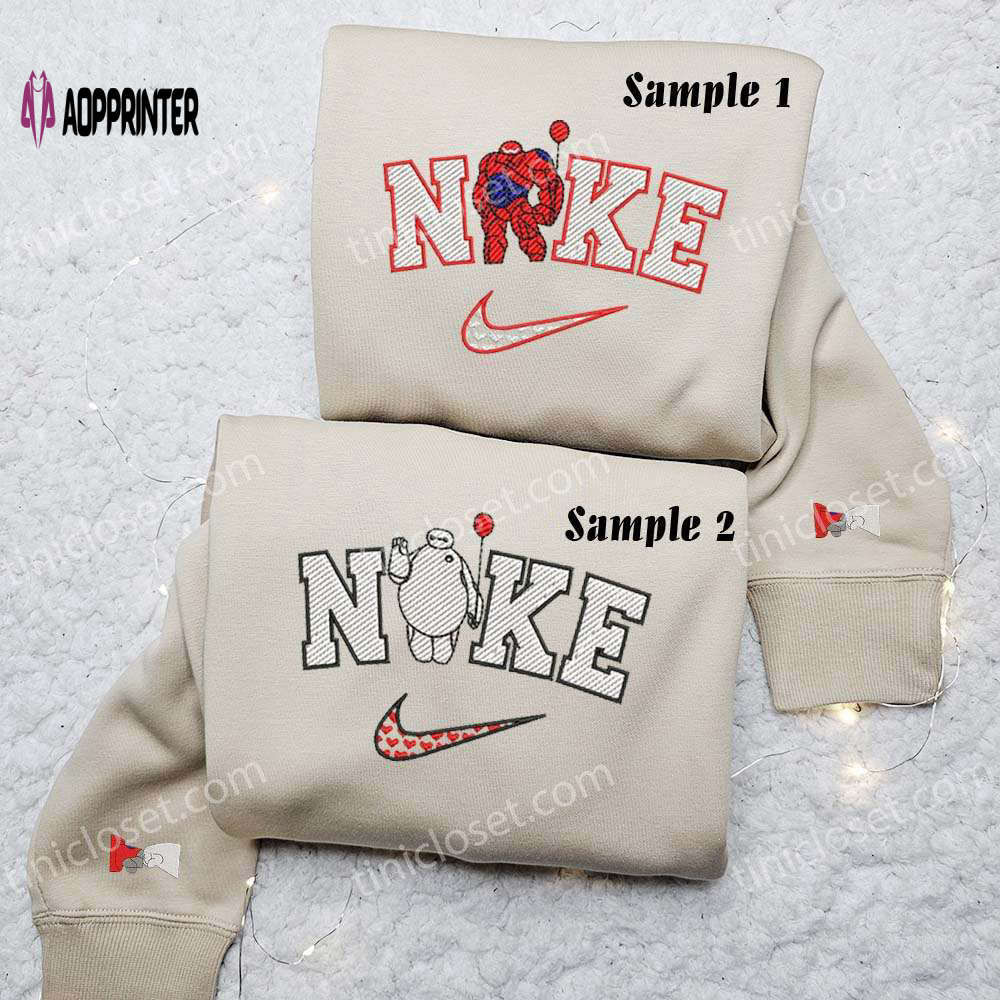 Bond in Style: Baymax Big Hero 6 Couples Shirts with Embroidery Bond in Style: Baymax Big Hero 6 Couples Shirts with Embroidery