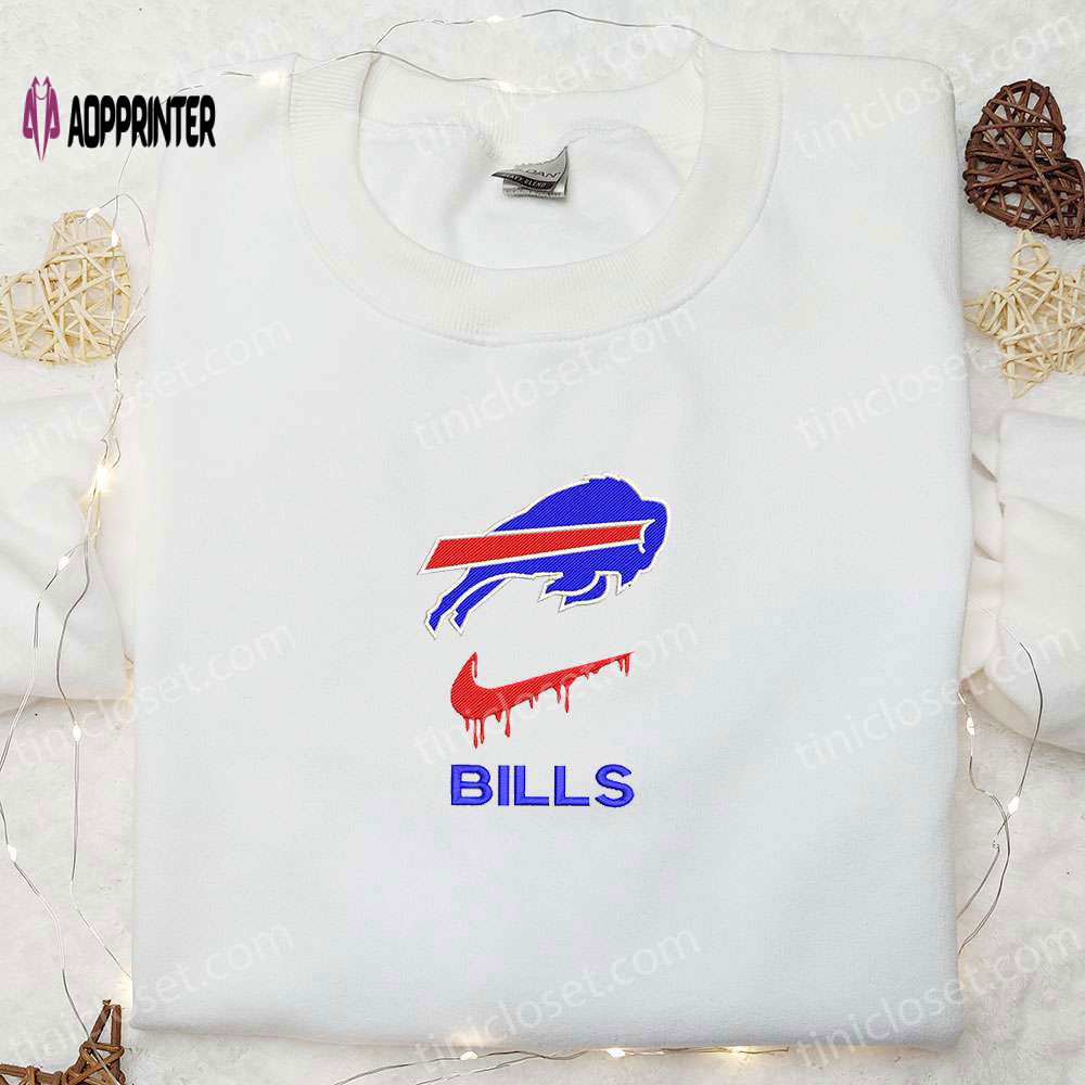 Buffalo Bills x Nike Swoosh Drip Embroidered Shirt & NFL Sports Hoodie – Best Gift Idea Buffalo Bills x Nike Swoosh Drip Embroidered Shirt & NFL Sports Hoodie – Best Gift Idea