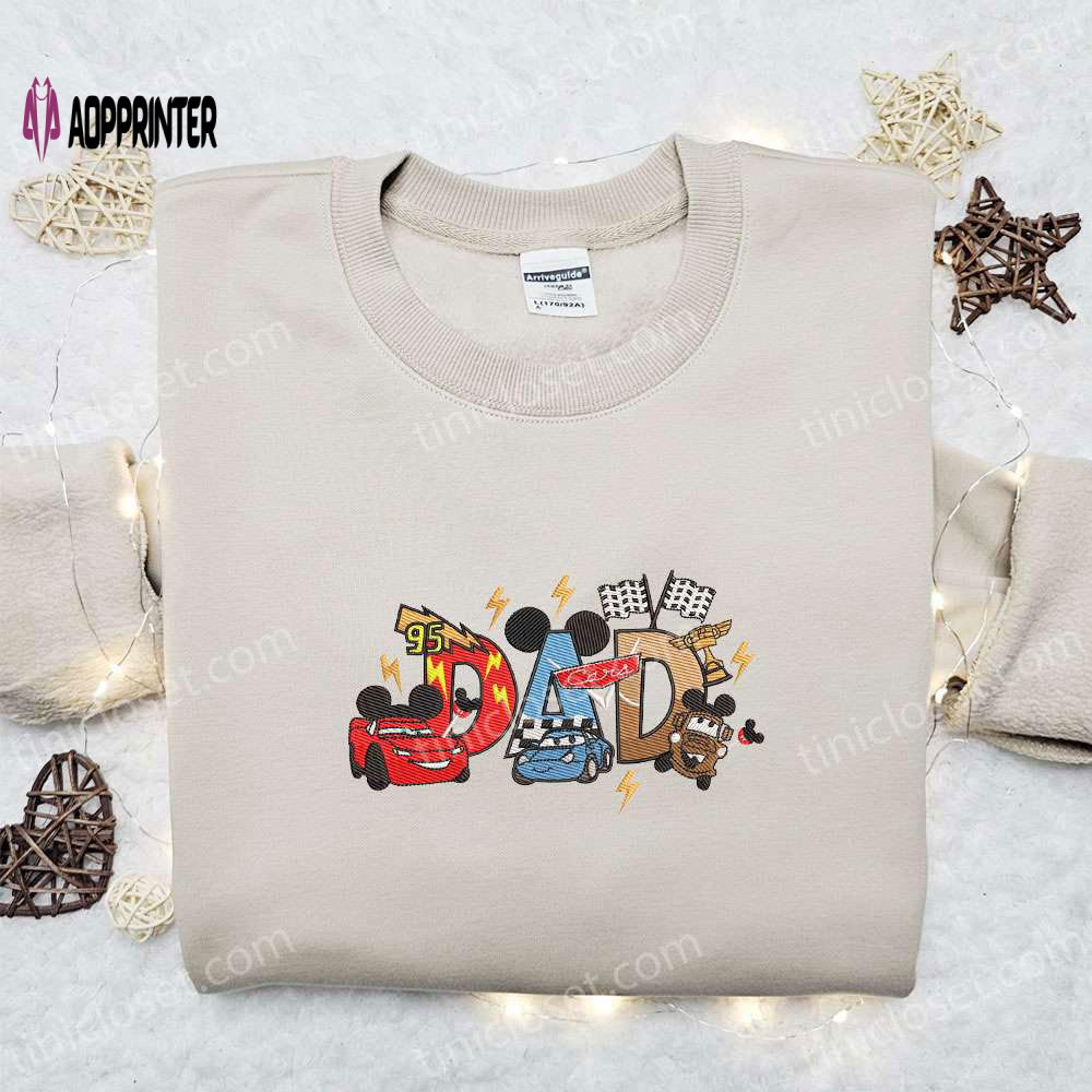 Cars Dad Embroidered Shirt & Disney Characters Hoodie: Ultimate Father s Day Gift Idea Cars Dad Embroidered Shirt & Disney Characters Hoodie: Ultimate Father s Day Gift Idea