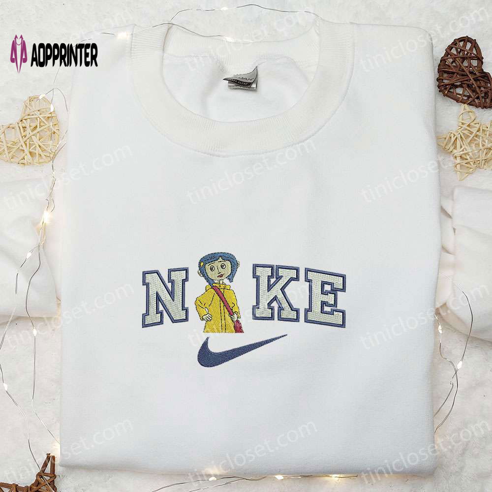 Coraline x Nike Embroidered Shirt & Cartoon Hoodie: Best Family Gift Ideas Coraline x Nike Embroidered Shirt & Cartoon Hoodie: Best Family Gift Ideas