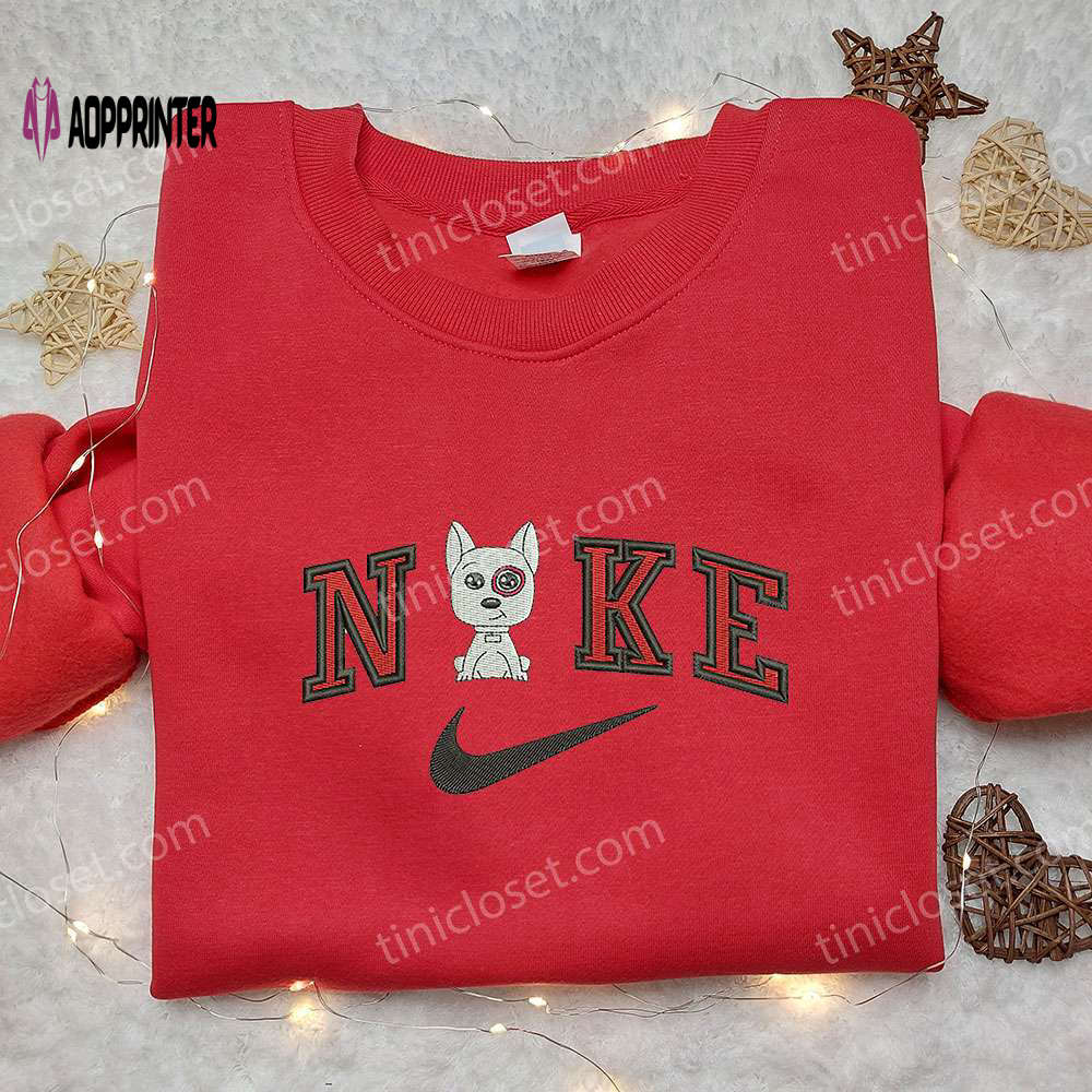 Doogie Dog x Nike Embroidered Shirt – Animal & Custom Nike Design Doogie Dog x Nike Embroidered Shirt – Animal & Custom Nike Design