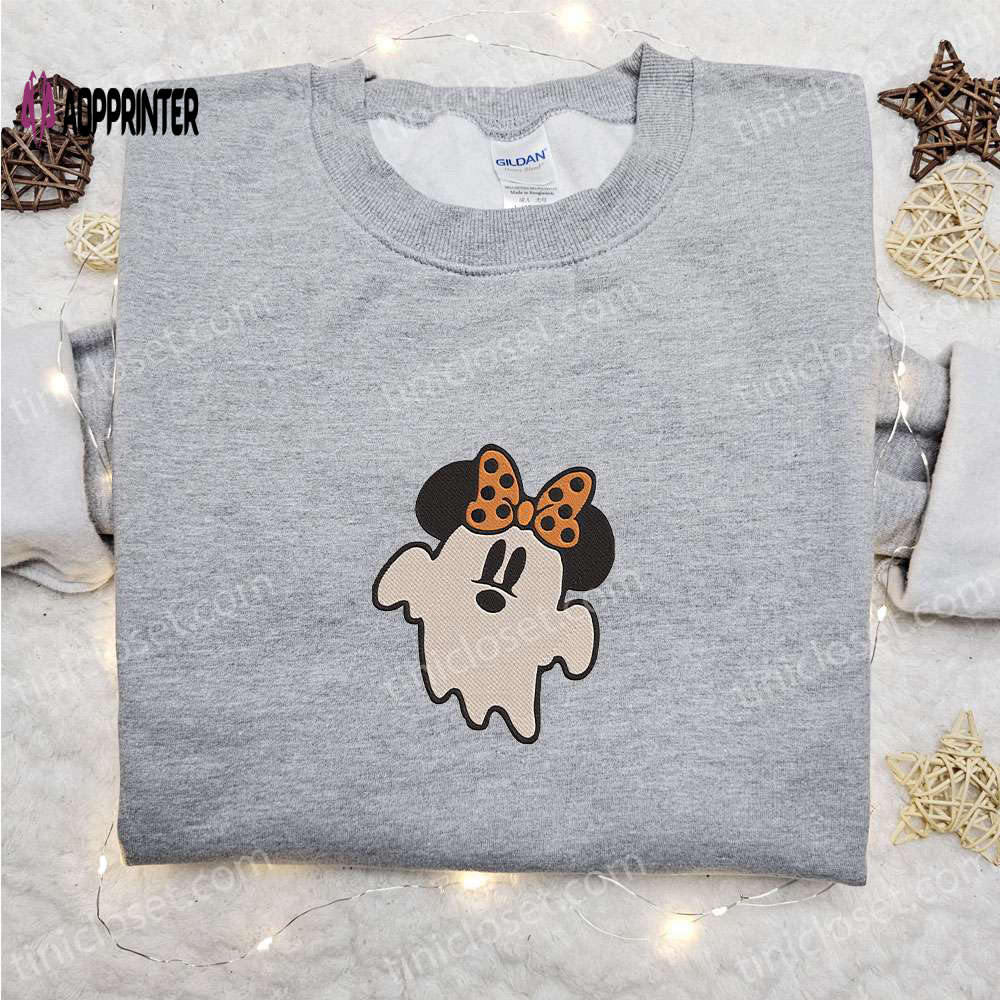 Ghost Minnie Mouse Embroidered Sweatshirt & Disney Characters Hoodie – Best Halloween Gift Ideas Ghost Minnie Mouse Embroidered Sweatshirt & Disney Characters Hoodie – Best Halloween Gift Ideas