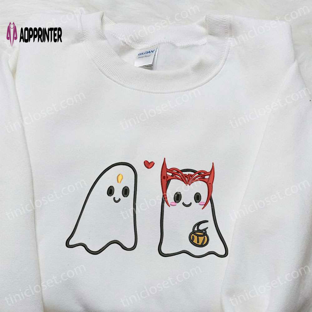 Ghost Owl Love Embroidered Shirt – Cute Halloween Gift for Lovers Ghost Owl Love Embroidered Shirt – Cute Halloween Gift for Lovers