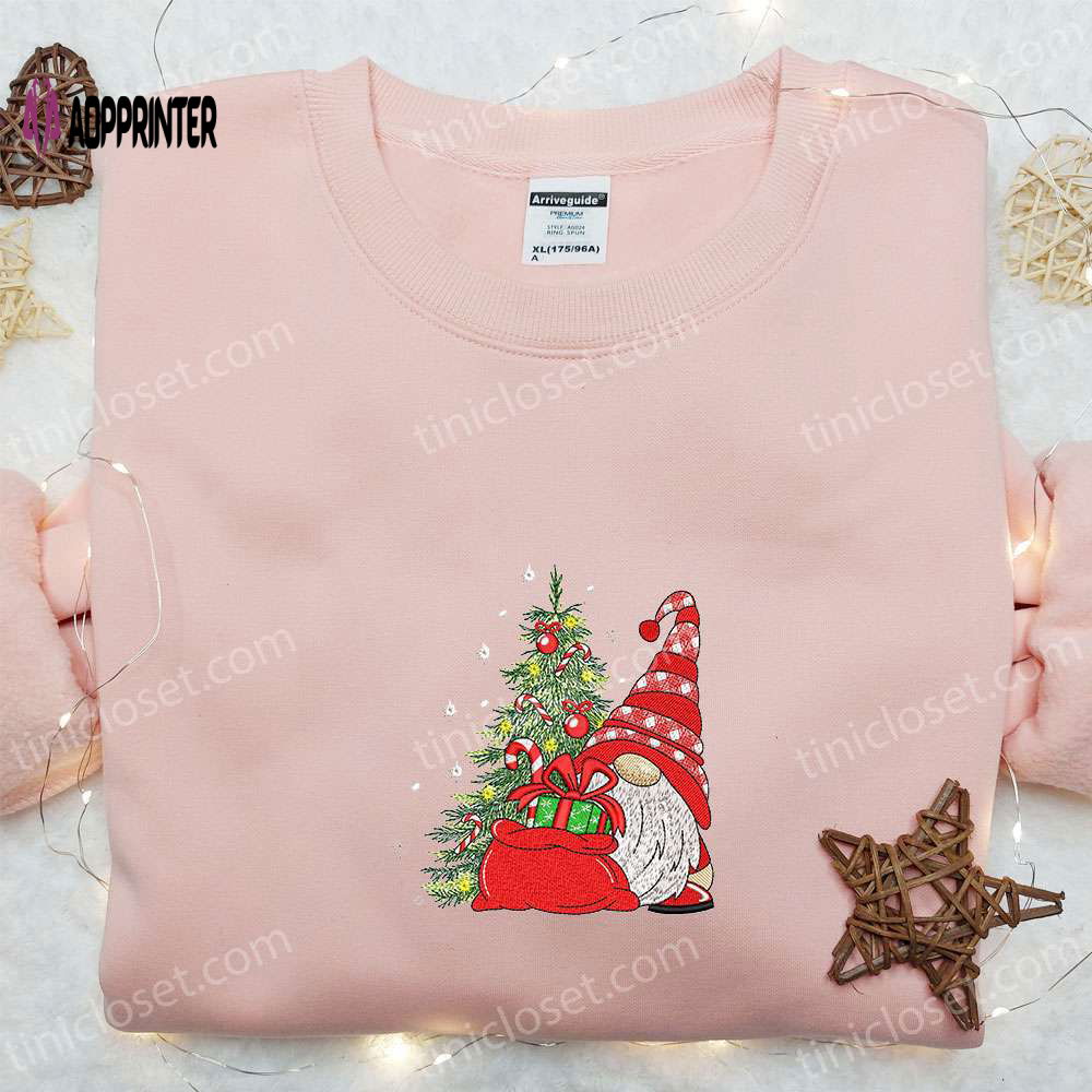 Christmas Gnome Embroidered Hoodie: Best Family Gift Idea Festive Sweatshirt Christmas Gnome Embroidered Hoodie: Best Family Gift Idea Festive Sweatshirt