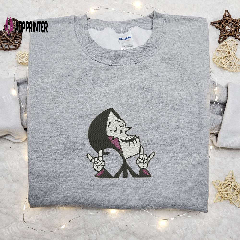 Grim Smile Ghost Embroidered Shirt – Spooky Spirit Halloween T-shirts Perfect Halloween Gifts for Family Grim Smile Ghost Embroidered Shirt – Spooky Spirit Halloween T-shirts Perfect Halloween Gifts for Family