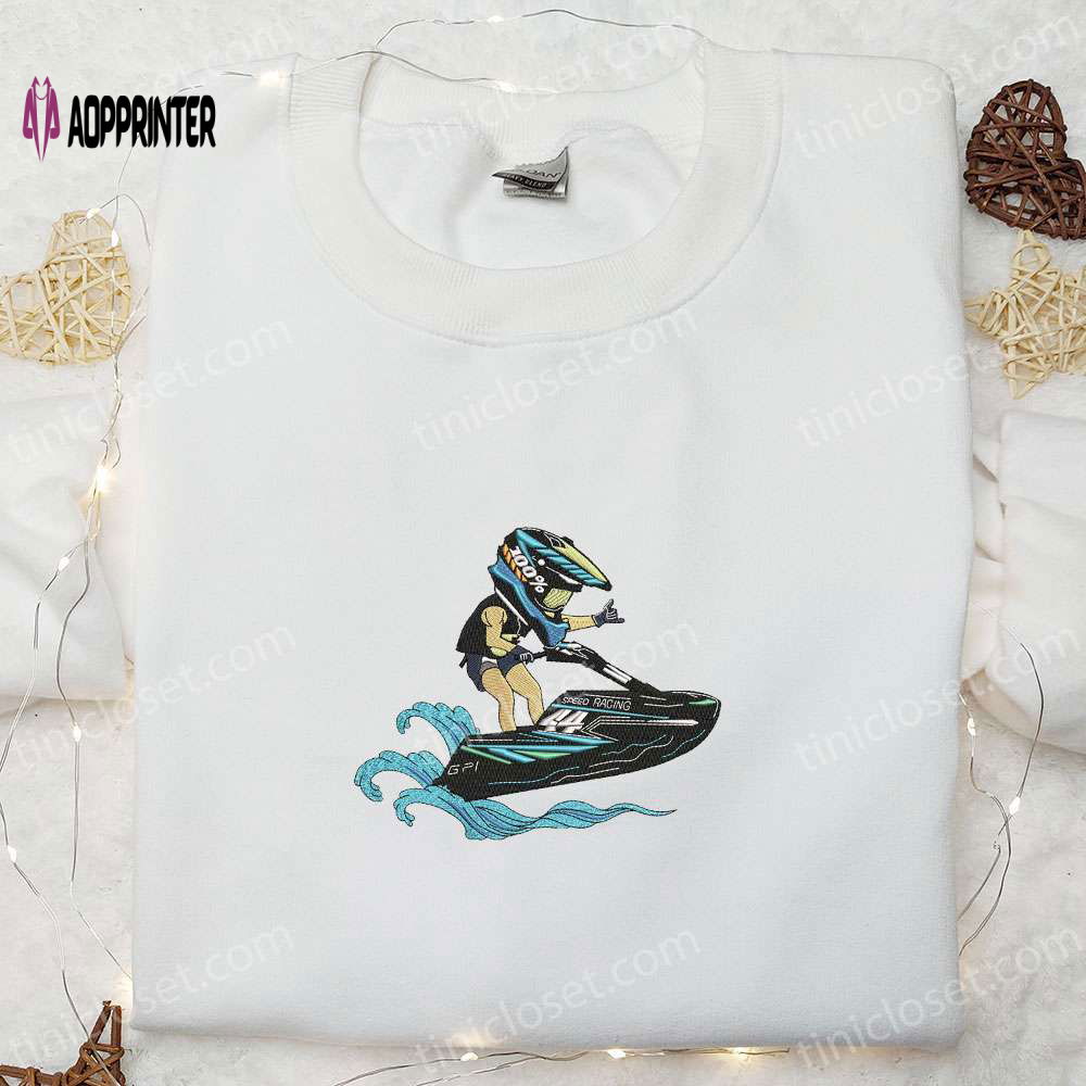 Jet Ski Racing Embroidered Shirt & Sports Hoodie: Perfect Family Gifts Jet Ski Racing Embroidered Shirt & Sports Hoodie: Perfect Family Gifts