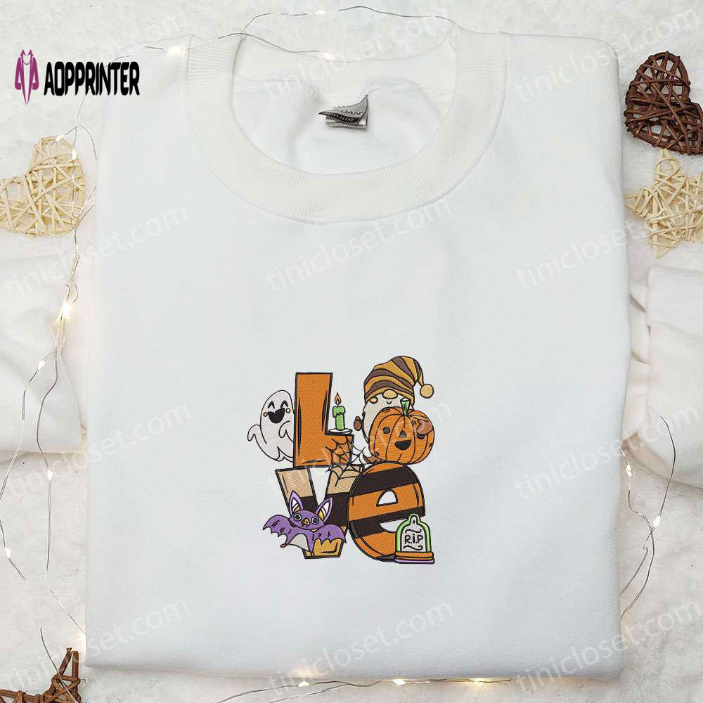 Spooktacular Halloween Embroidered Sweatshirt & Hoodie: Love Pumpkin Ghost Bat Shirt Ideas Spooktacular Halloween Embroidered Sweatshirt & Hoodie: Love Pumpkin Ghost Bat Shirt Ideas