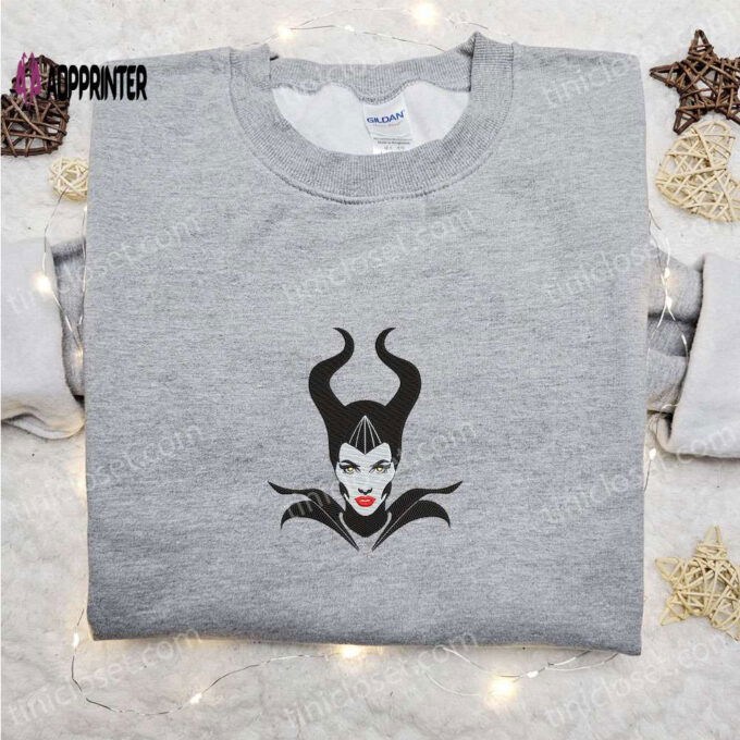 Maleficent Mistress Of Evil Embroidered Sweatshirt: Disney Movie Hoodie for Halloween