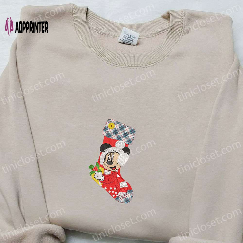Minnie Mouse Christmas Sock Shirt & Disney Characters Hoodie: Best Family Christmas Gifts Minnie Mouse Christmas Sock Shirt & Disney Characters Hoodie: Best Family Christmas Gifts