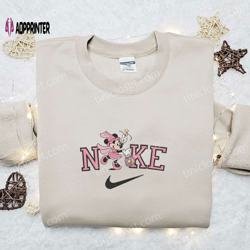 Minnie Mouse Star Halloween x Nike Embroidered Sweatshirt Disney Characters Shirt Best Halloween Gift Ideas Minnie Mouse Star Halloween x Nike Embroidered Sweatshirt Disney Characters Shirt Best Halloween Gift Ideas